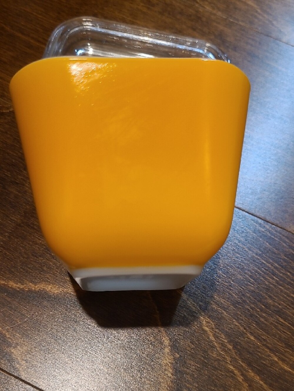 Retro Pyrex Orange Glass Covered 1.5 Cup Dish - Picture 6 of 9